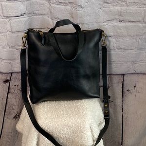 “MADEWELL” Women’s Black Crossbody Bag…Sz Medium